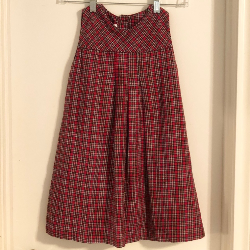 Girls Vintage Strasburg Plaid Dress